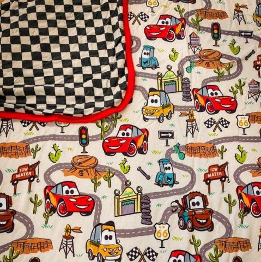 Little Sleepies Cars Radiator Springs Cloud Blanket